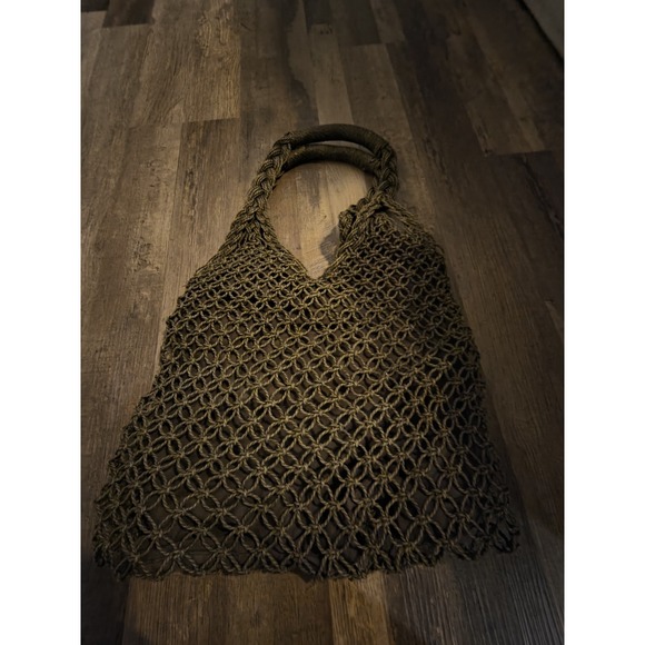 Vintage Cappelli Straworld Grandma Purse Handbag Y2K Beach Boho Lagenlook - Picture 2 of 3